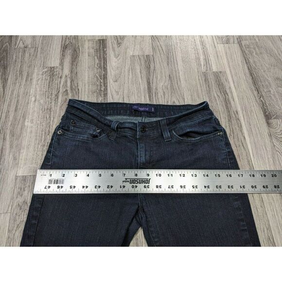 (3/$35) Levis 535 Size 7 Embroidered Pockets Skinny Denim Blue Jeans Jeggings - Picture 9 of 12